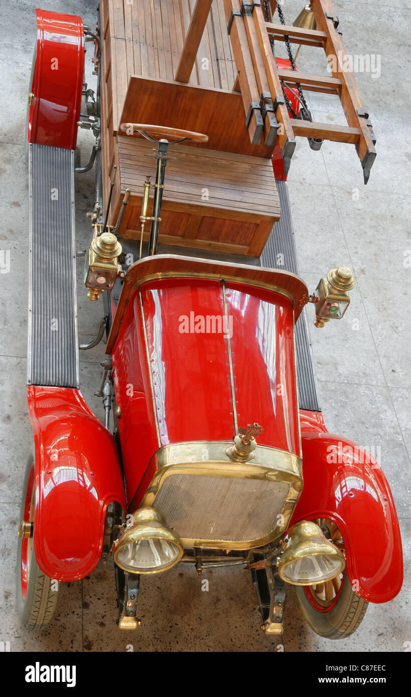 La Fédération des pompiers anciens 'Russobalt voiture'. Banque D'Images