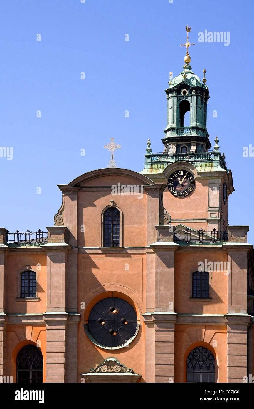 Storkyrkan, Saint Nicholas Church Gamla Stan, la vieille ville, Stockholm, Suède Banque D'Images