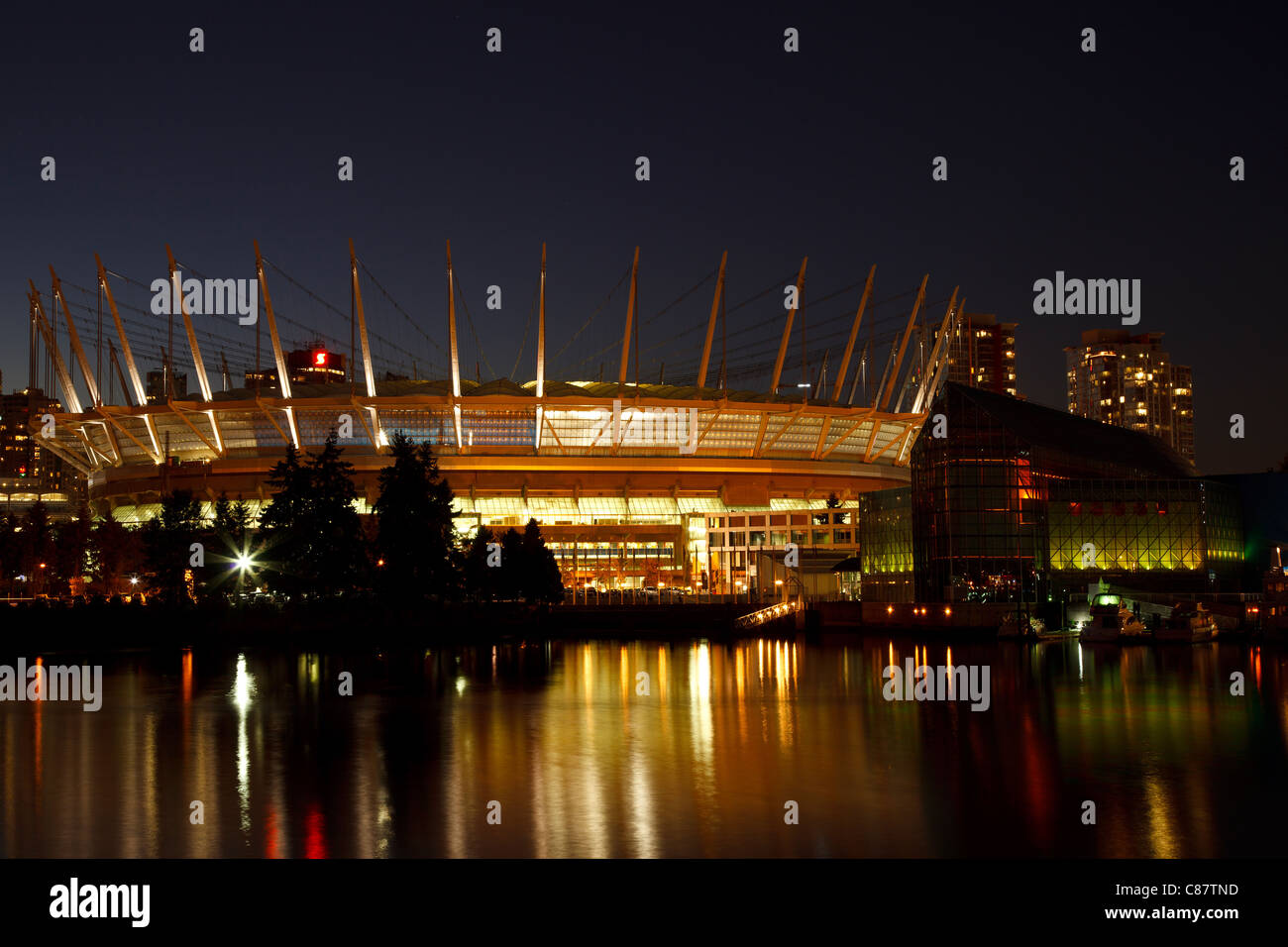 Le Stade BC Place à Vancouver British Columbia Banque D'Images