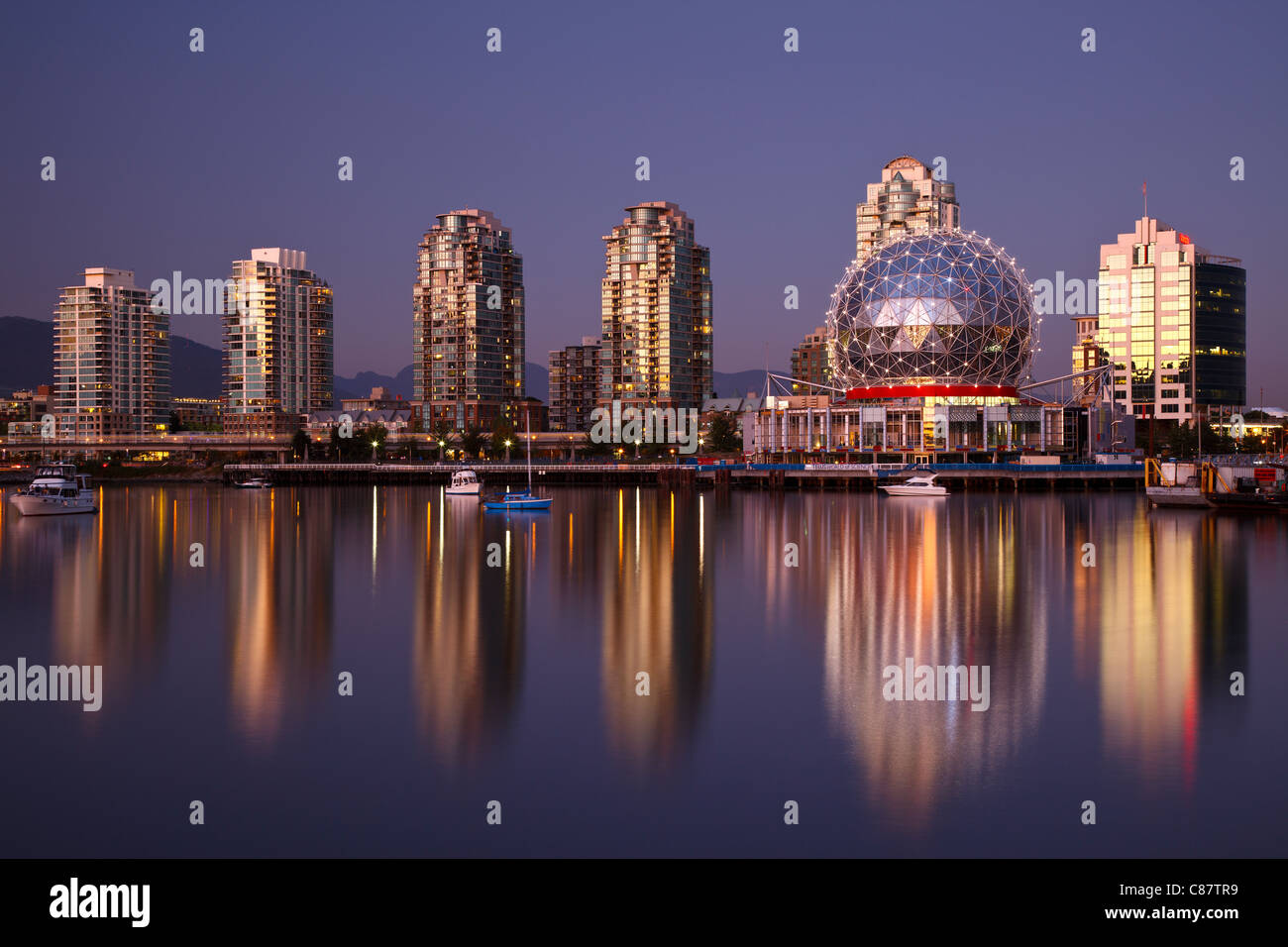 Au monde des sciences Telus World of Science de Vancouver, Colombie-Britannique Banque D'Images