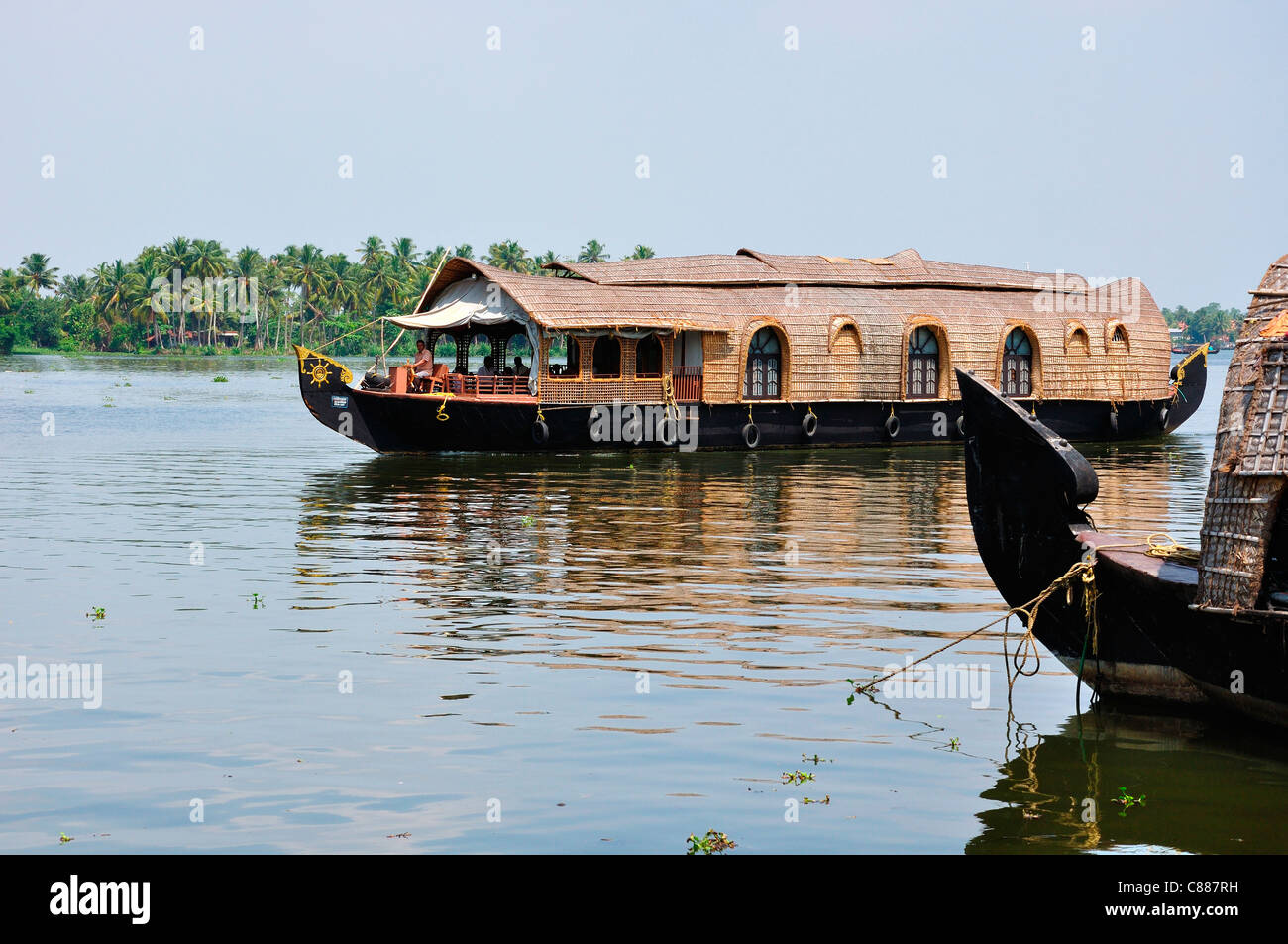 Kerala House Boat Banque D'Images