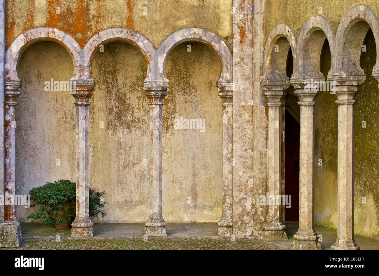 Cour privée de résisté au Portugal Banque D'Images