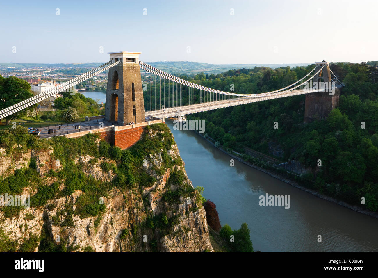 Pont suspendu de Clifton Clifton Bristol Avon Angleterre Banque D'Images