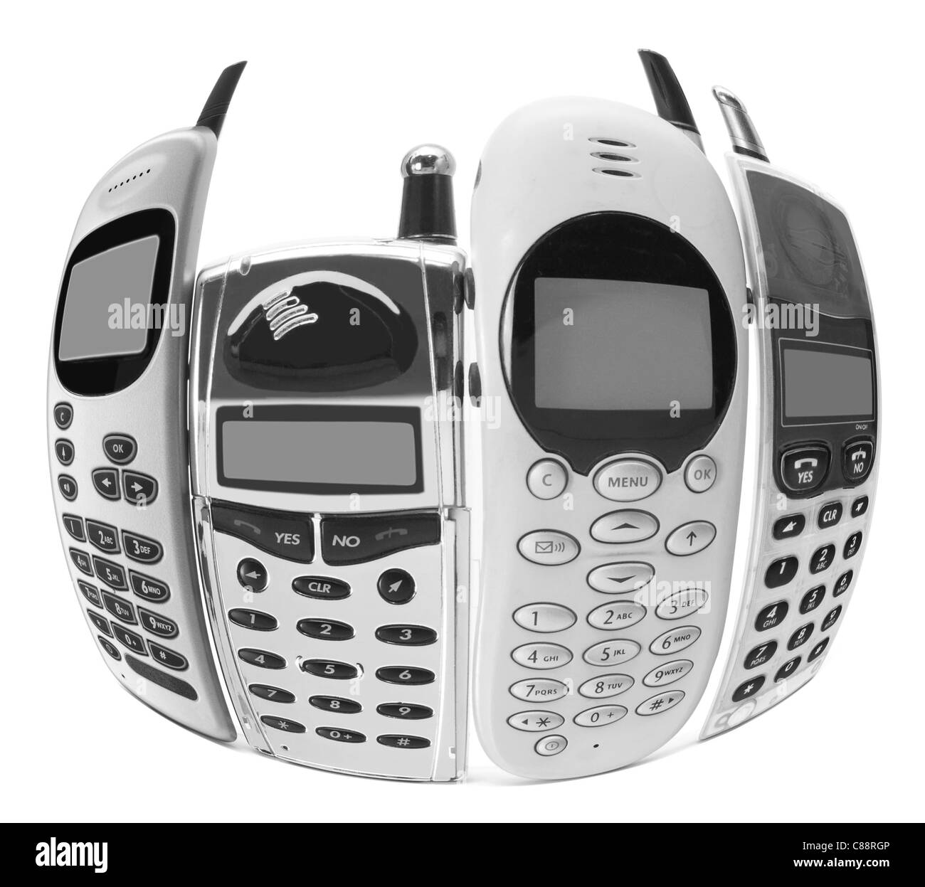 Téléphones mobiles Banque D'Images