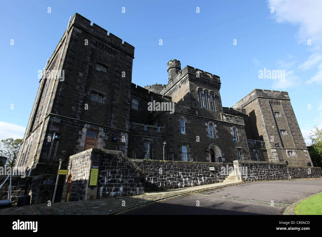 Ville de Stirling, Écosse. La prison victorienne restaurée sur St John Street a également utilisé une prison militaire. Banque D'Images