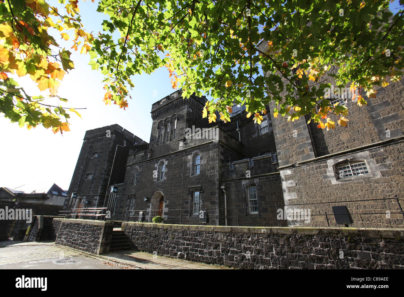 Ville de Stirling, Écosse. La prison victorienne restaurée sur St John Street a également utilisé une prison militaire. Banque D'Images