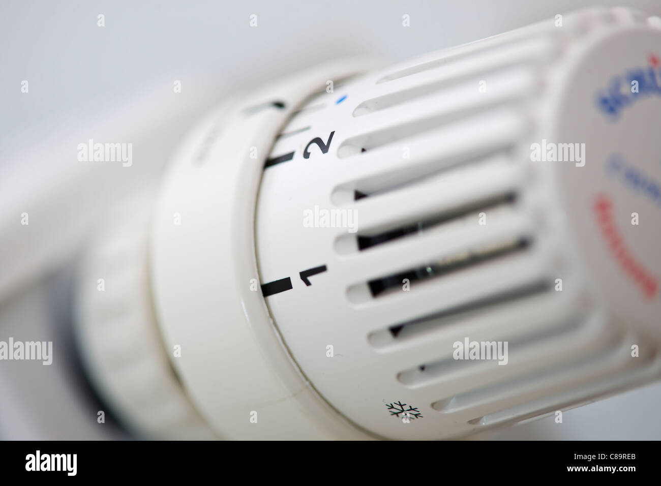 Allemagne, Close up de thermostat de chauffage Banque D'Images