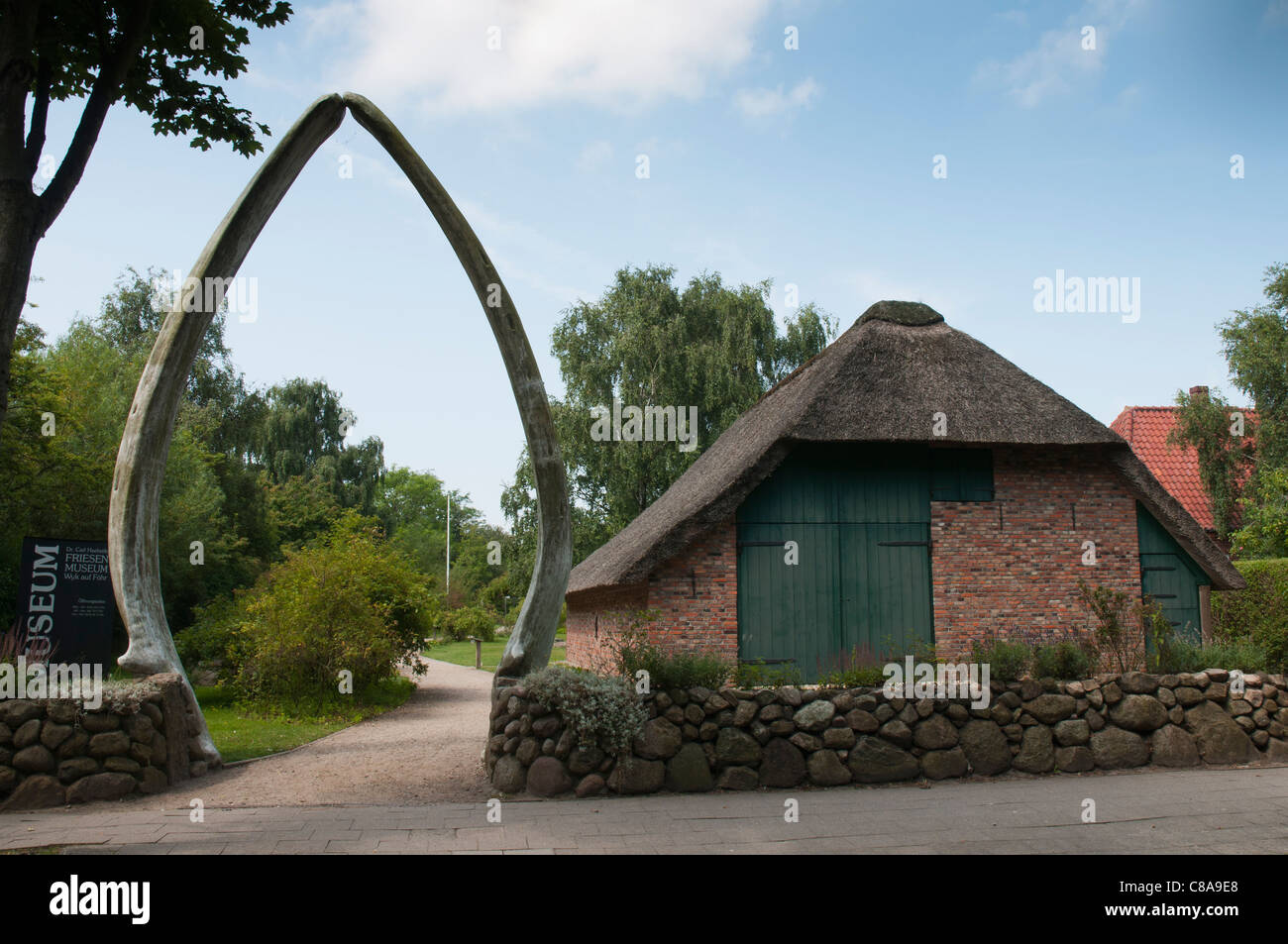 Musée d'histoire locale, Wyk sur Foehr, au nord de l'archipel Frison, Mer du Nord, la Frise, Schleswig-Holstein, Allemagne, Europe Banque D'Images