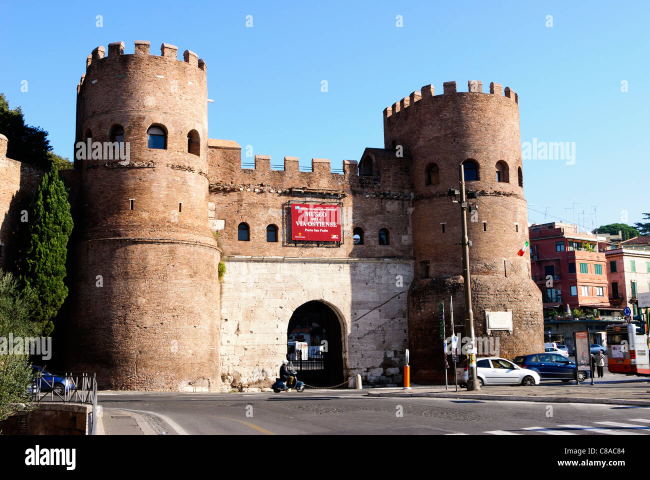 Porta San Paolo - Rome, Italie Banque D'Images