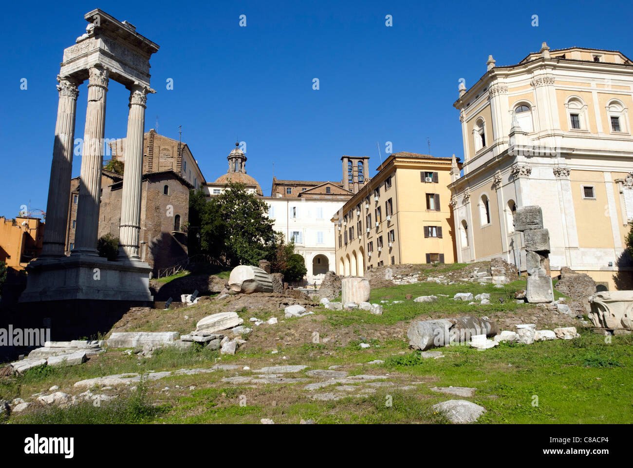 Temple d'Apollon Sosianus - Rome, Italie Banque D'Images