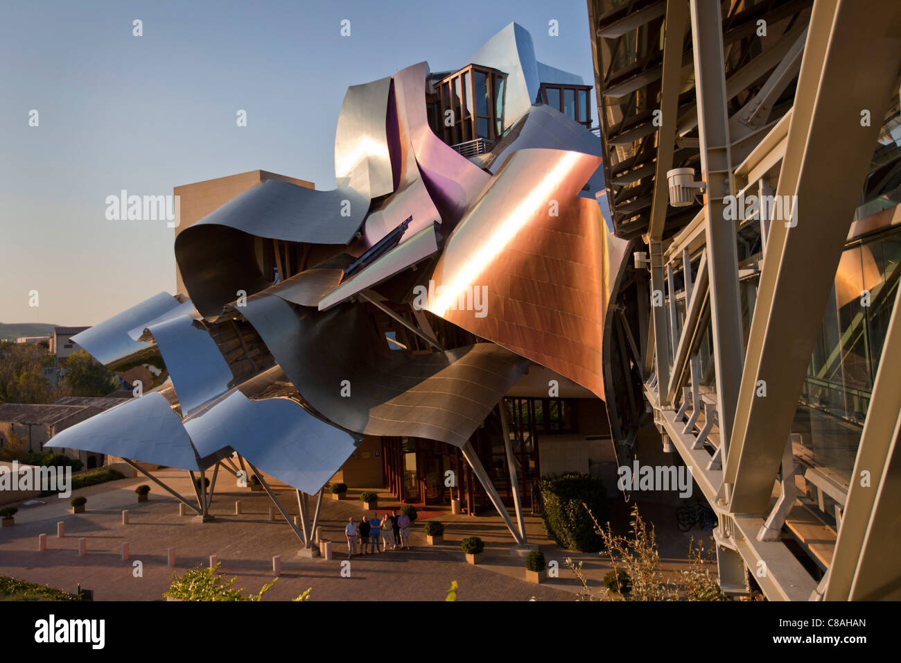 Hotel Marqués de Riscal Winery par l'architecte Frank Ghery, Elciego Rioja, Espagne 110834_Espagne Banque D'Images