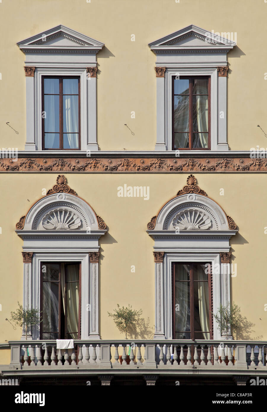 Windows de la Toscane Banque D'Images