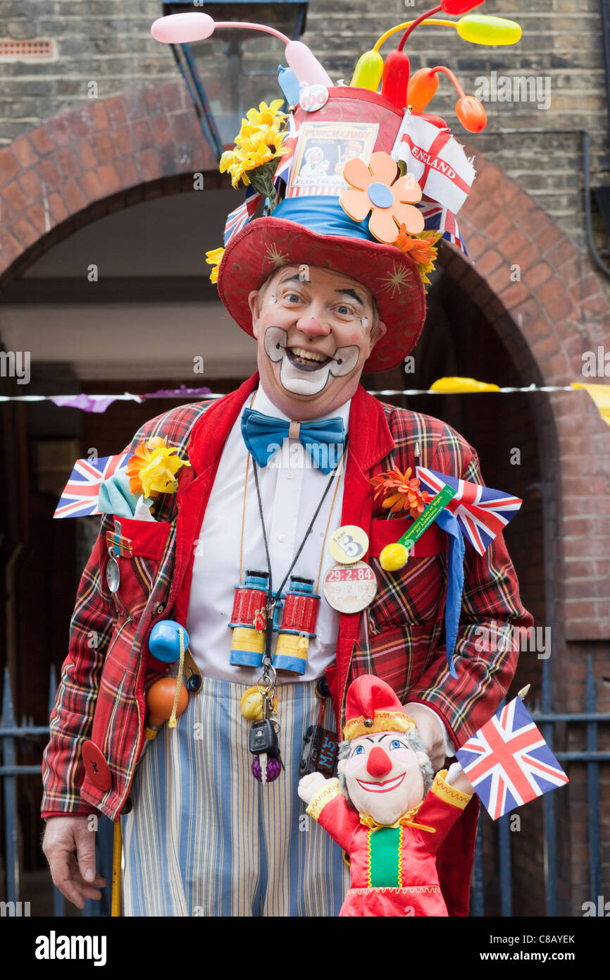 L'Angleterre, Londres, Covent Garden, artiste de rue Banque D'Images