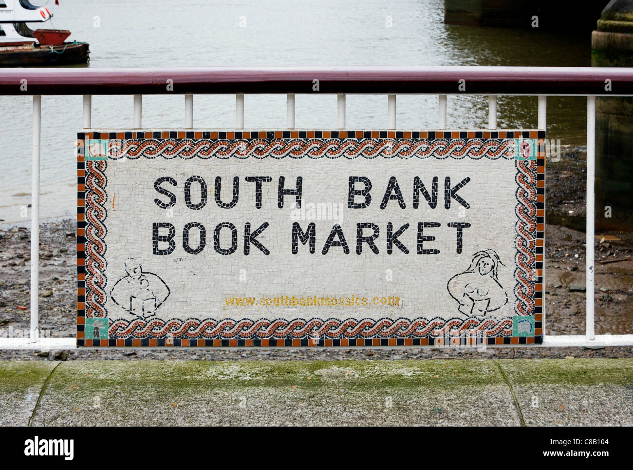Inscrivez-vous pour le marché de la Banque du Sud en mosaïque Banque D'Images