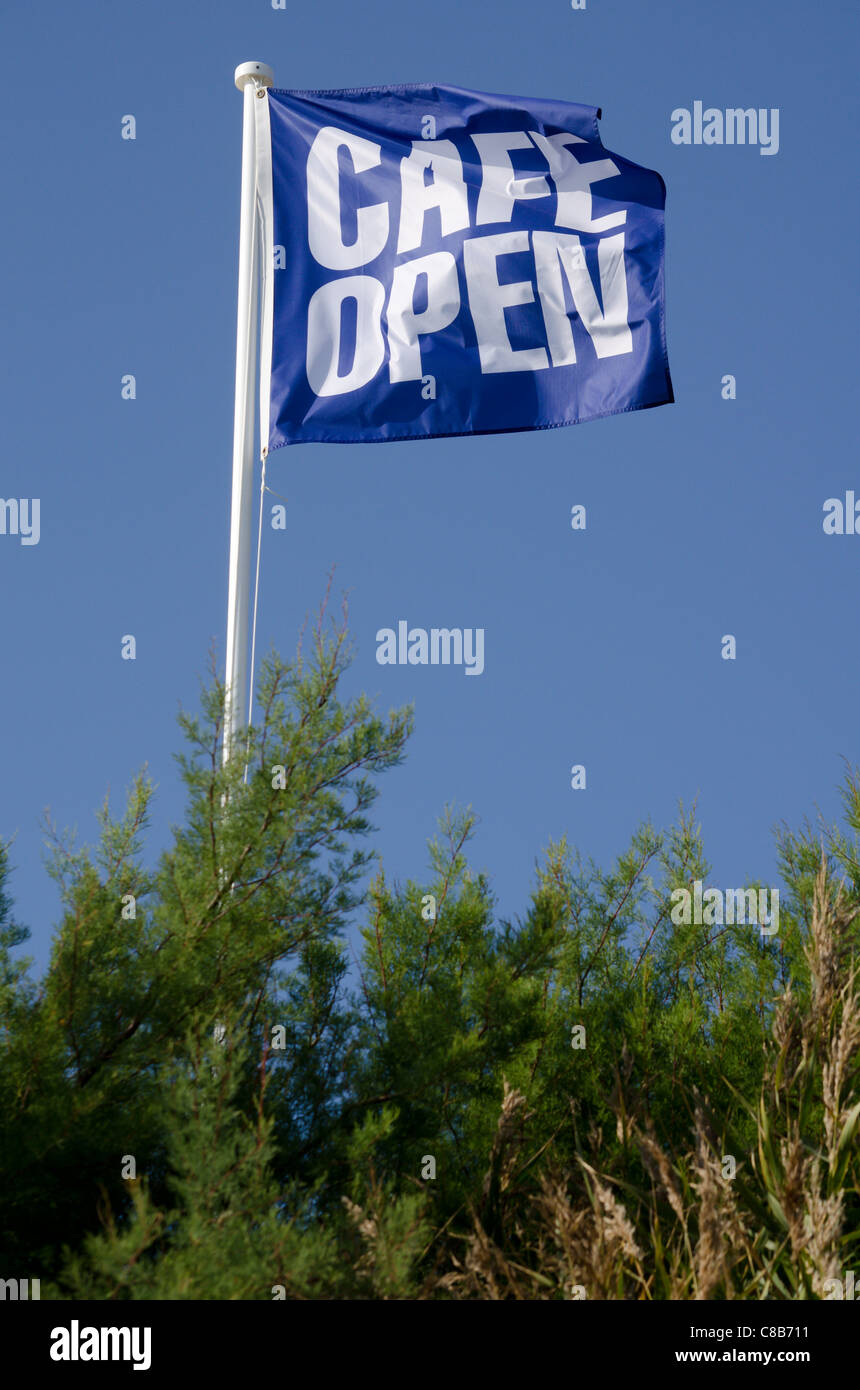 Restaurant ouvert Banque D'Images