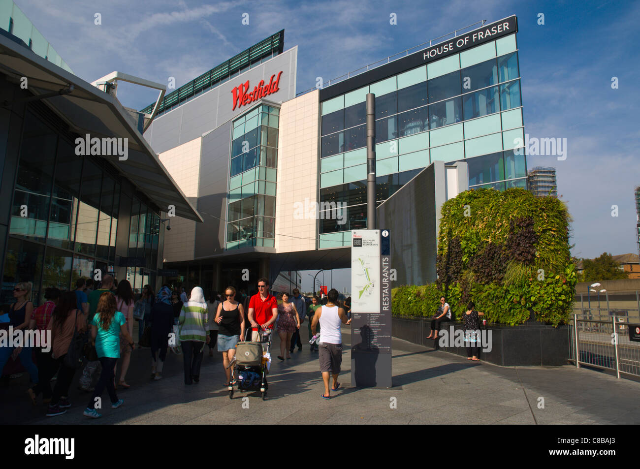 Le centre commercial de Westfield Shepherd's Bush west district London England UK Europe Banque D'Images