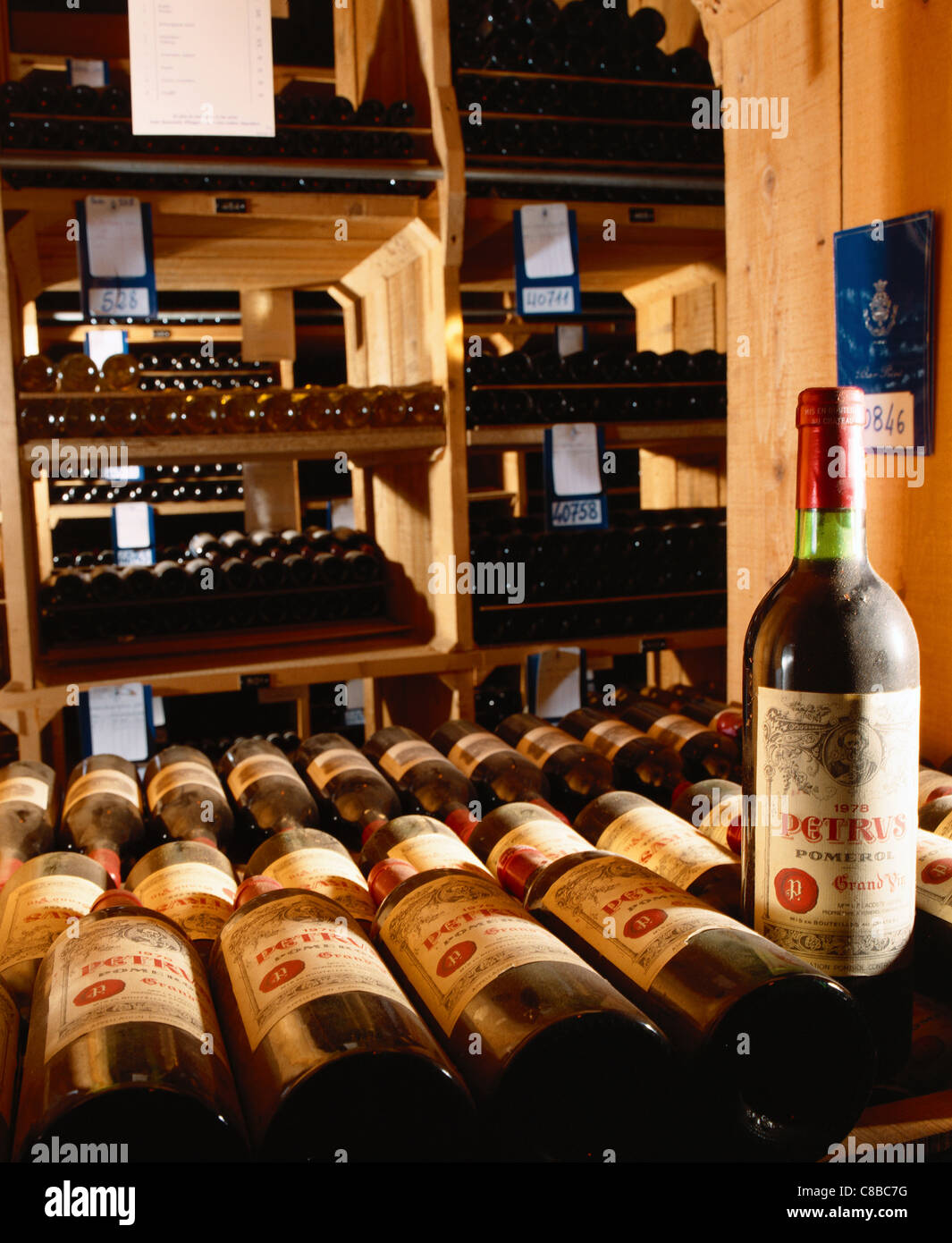 Vin petrus ritz Banque D'Images