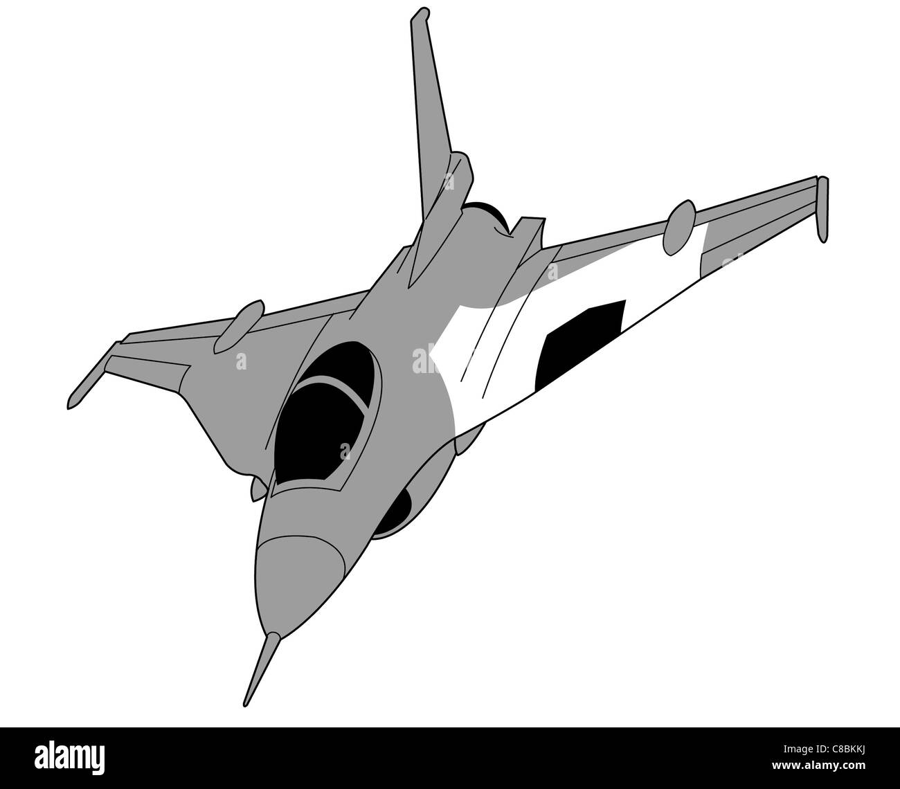 Le F-16XL est une variante du F-16 Fighting Falcon, conçu avec une aile delta coudée pour un aérodynamisme amélioré. Cet avion, désigné sous le nom de navire #21970, a été utilisé pour des essais en vol expérimentaux afin d'améliorer les performances et la manœuvrabilité des avions de chasse. Banque D'Images