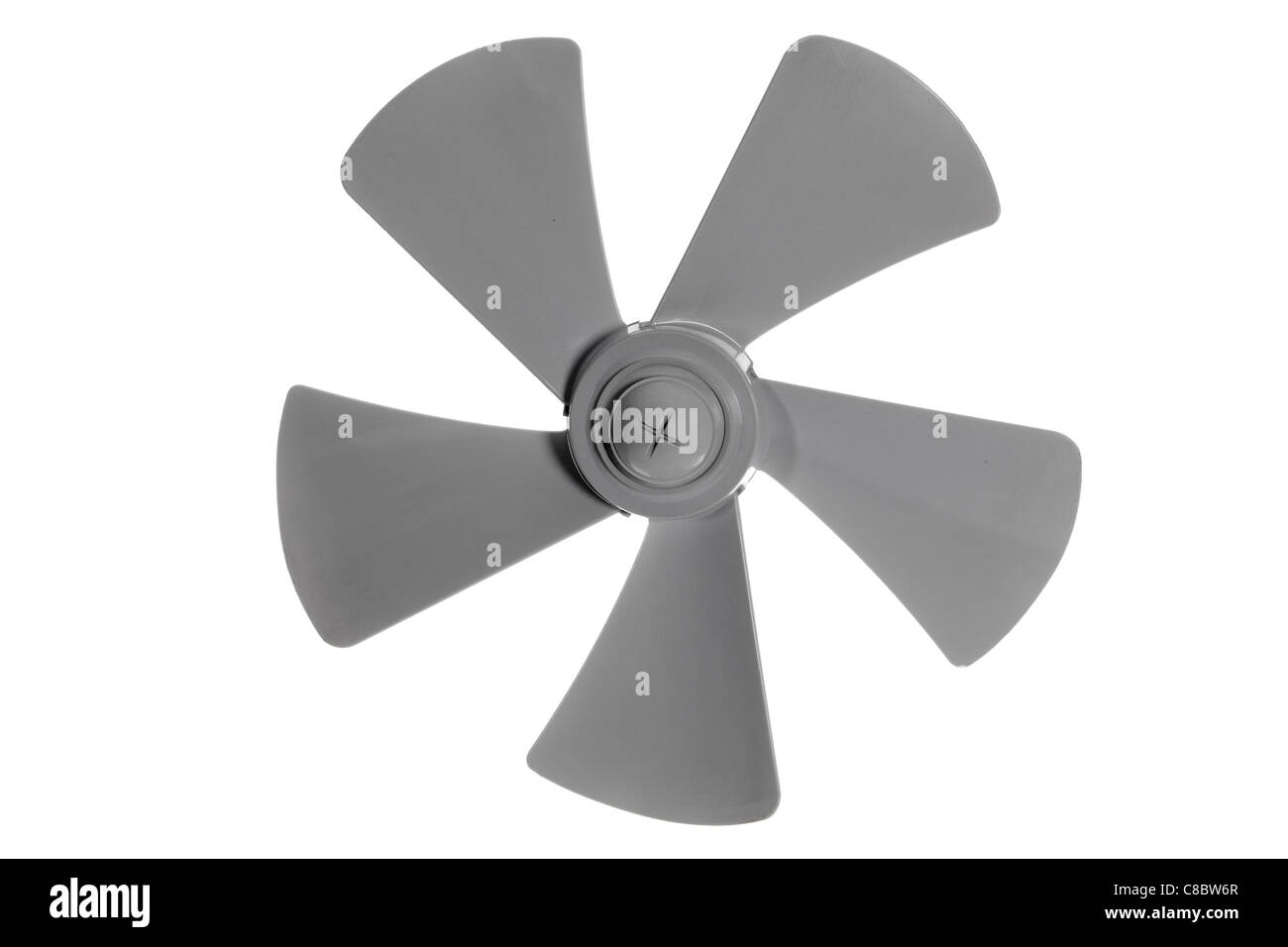 Iimpeller fan isolé sur fond blanc Banque D'Images