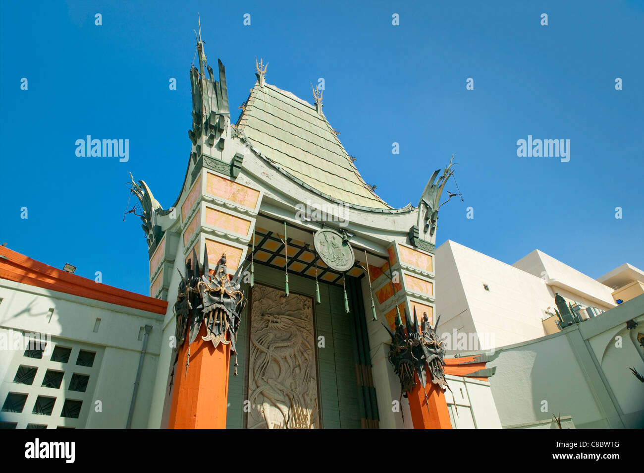 Le Grauman's Chinese Theatre Hollywood Banque D'Images