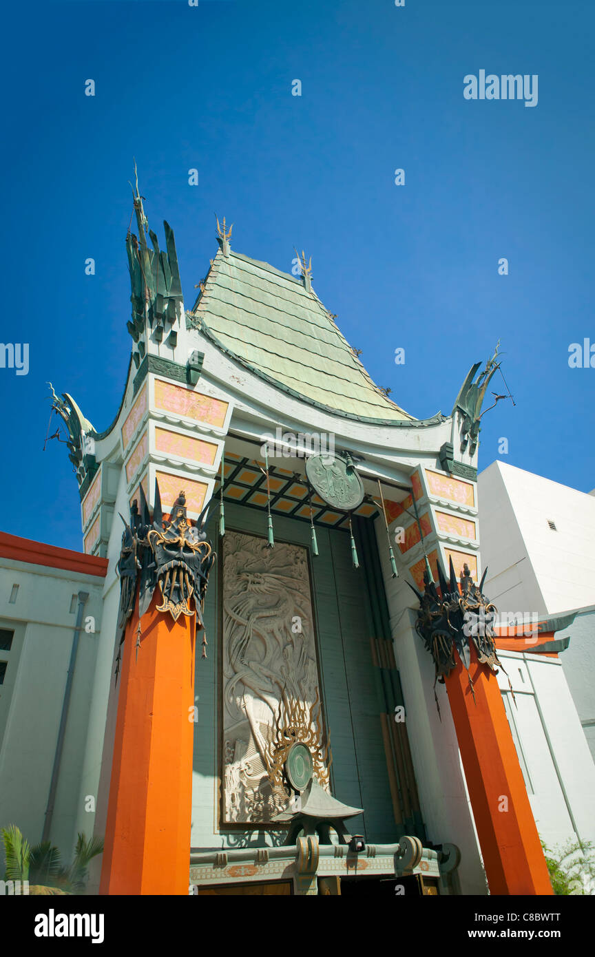 Le Grauman's Chinese Theatre Hollywood Banque D'Images