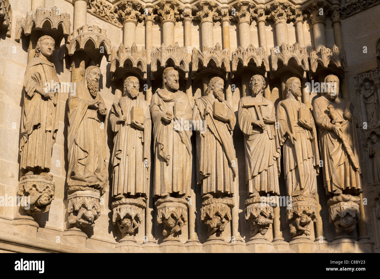 La Cathédrale d'Amiens, Picardie, France Banque D'Images