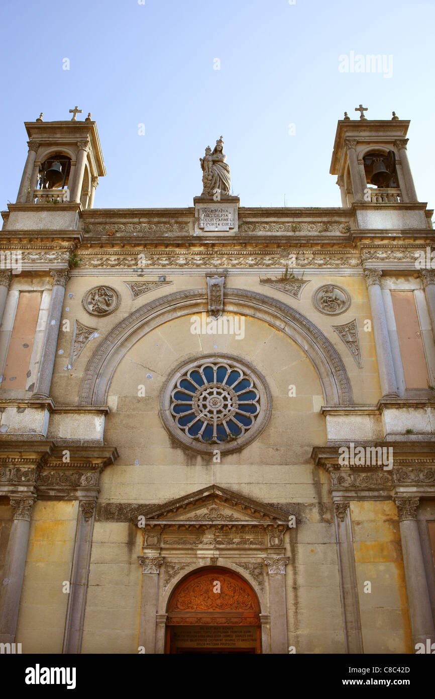 Eglise de Saint Nicolas de Bari en Guardiagrele dans les Abruzzes, en Italie. Banque D'Images