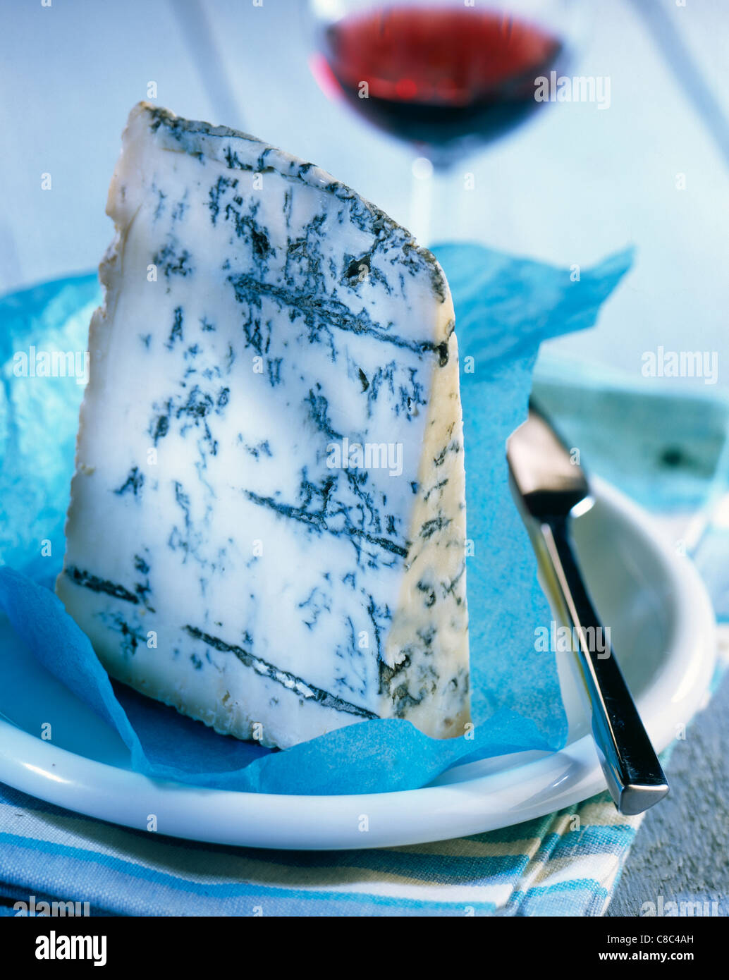 Fromage bleu Bleu Banque D'Images