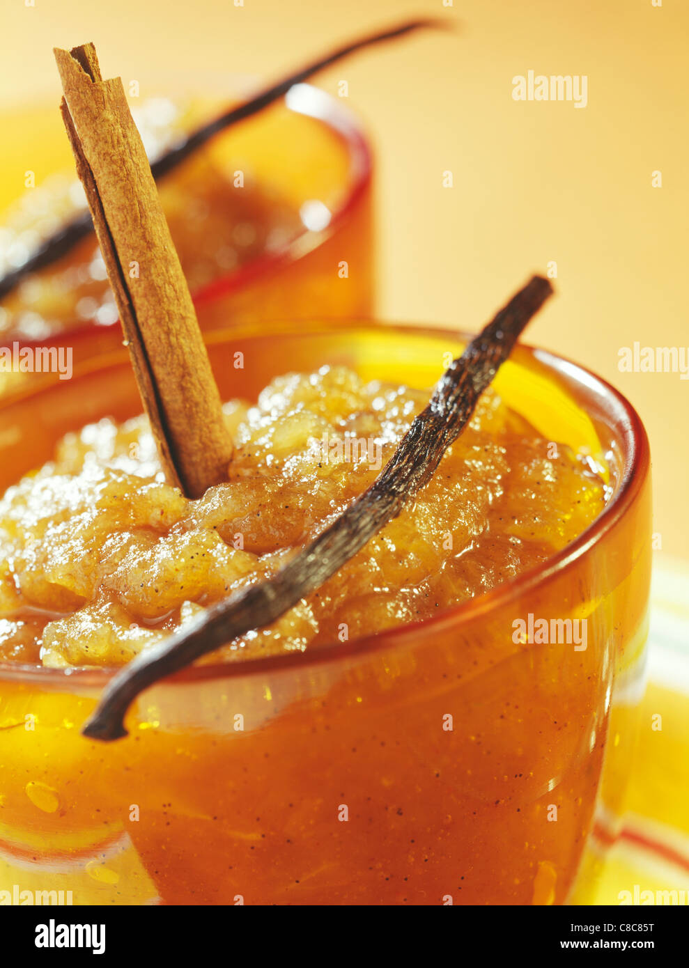 Compote de pommes Banque D'Images