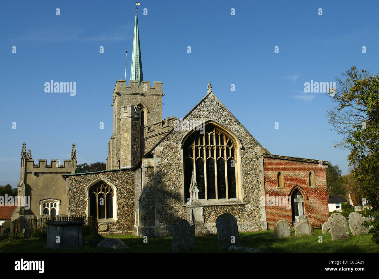 Église Braughing, Hertfordshire Banque D'Images