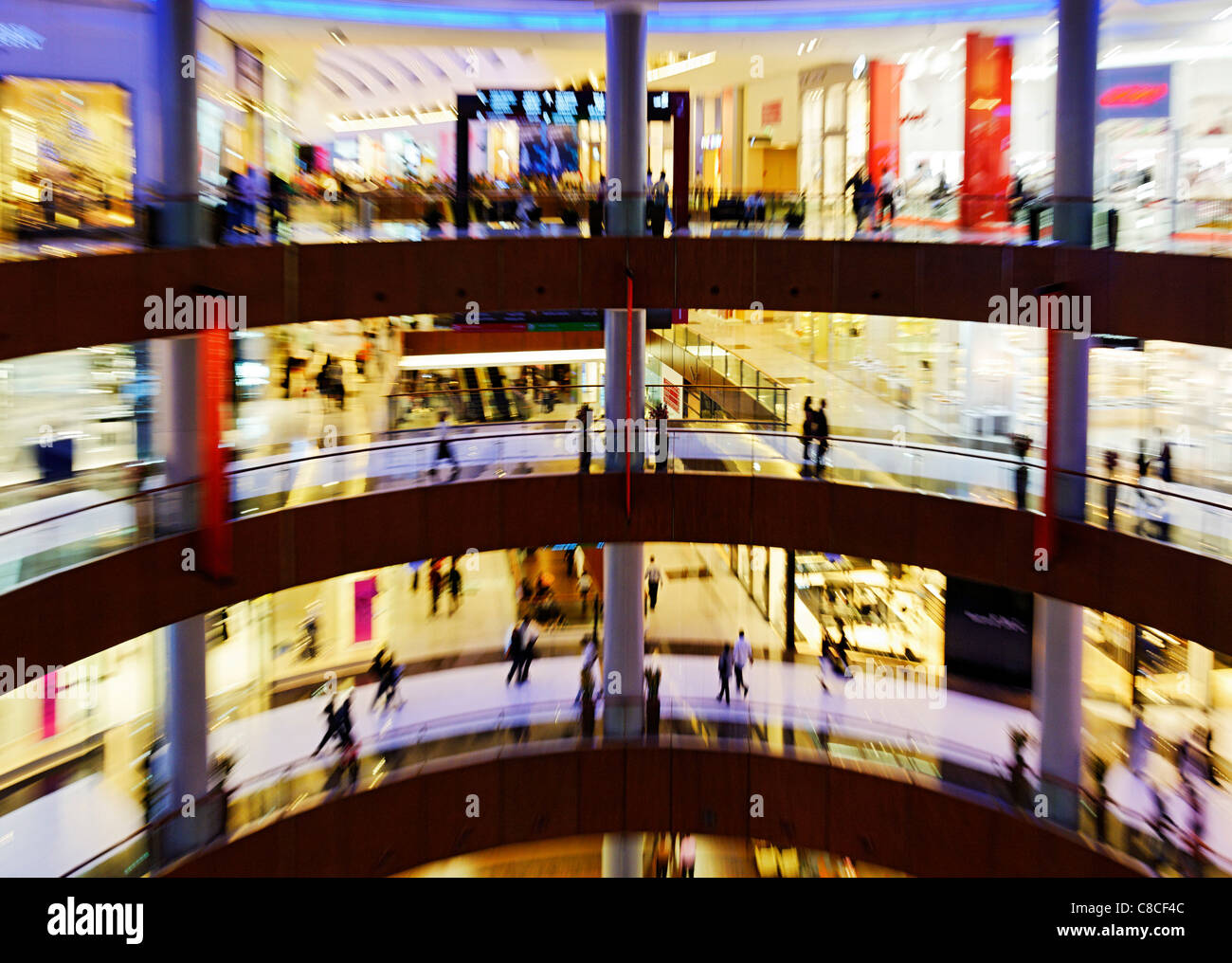 Le Dubai Mall, plus grand centre commercial du monde, le centre ville de Burj Dubai, Dubaï, Émirats arabes unis, Moyen Orient Banque D'Images