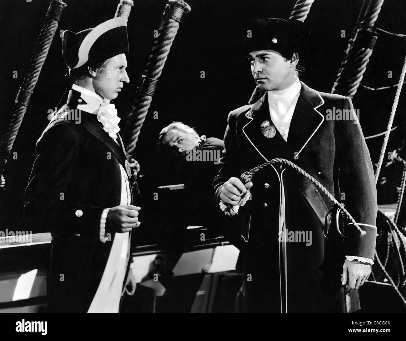 Scène avec Clark Gable MUTINERIE SUR LE BOUNTY (1935) Banque D'Images