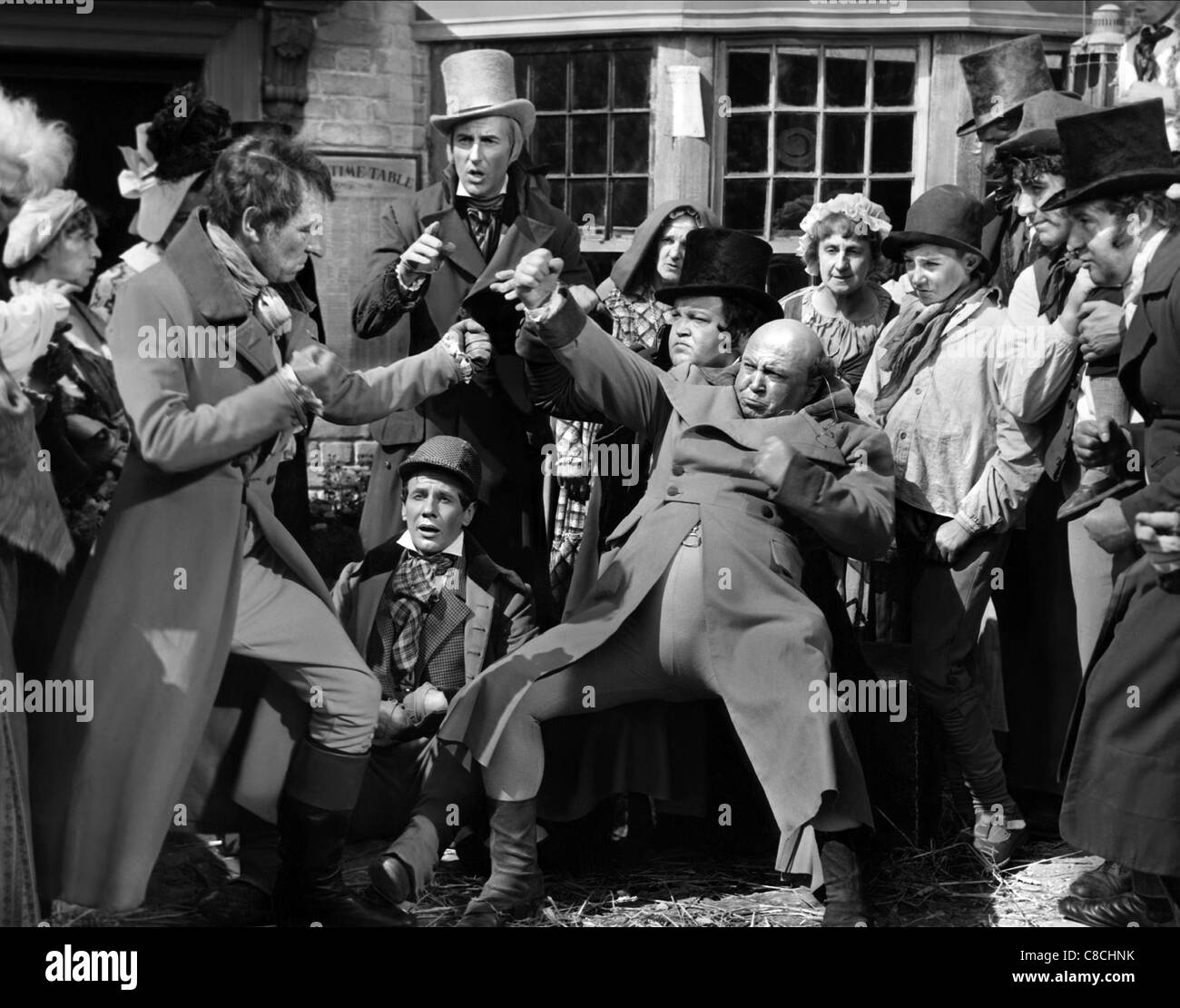 WILLIAM HARTNELL, JAMES HAYTER, LIONEL MURTON, LES PICKWICK Papers, 1952 Banque D'Images