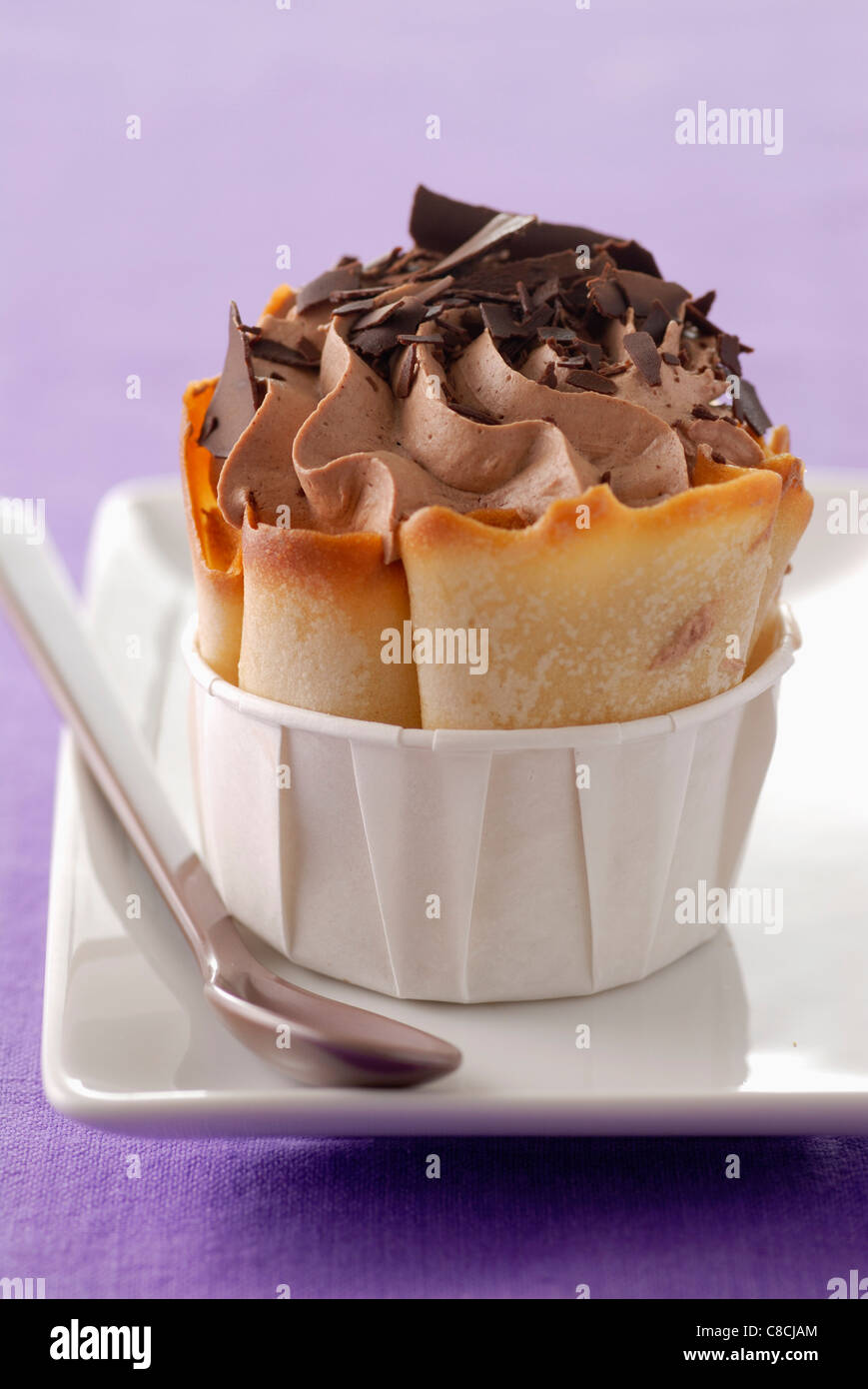 Chocolate Tulipe Dessert Banque D Image Et Photos Alamy