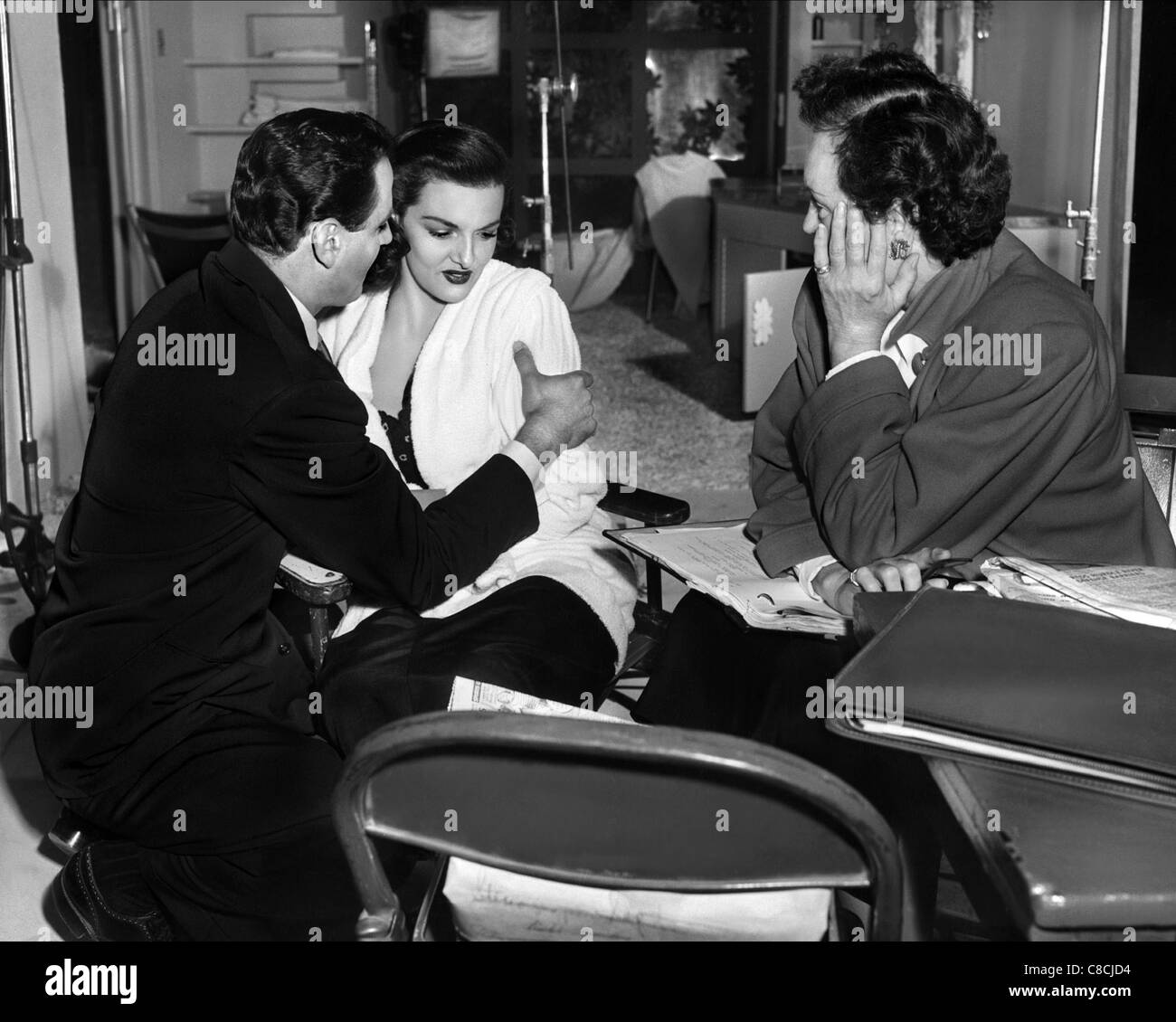 JANE RUSSELL, BRAD DEXTER, JANE RUSSELL, le LAS VEGAS STORY, 1952 Banque D'Images
