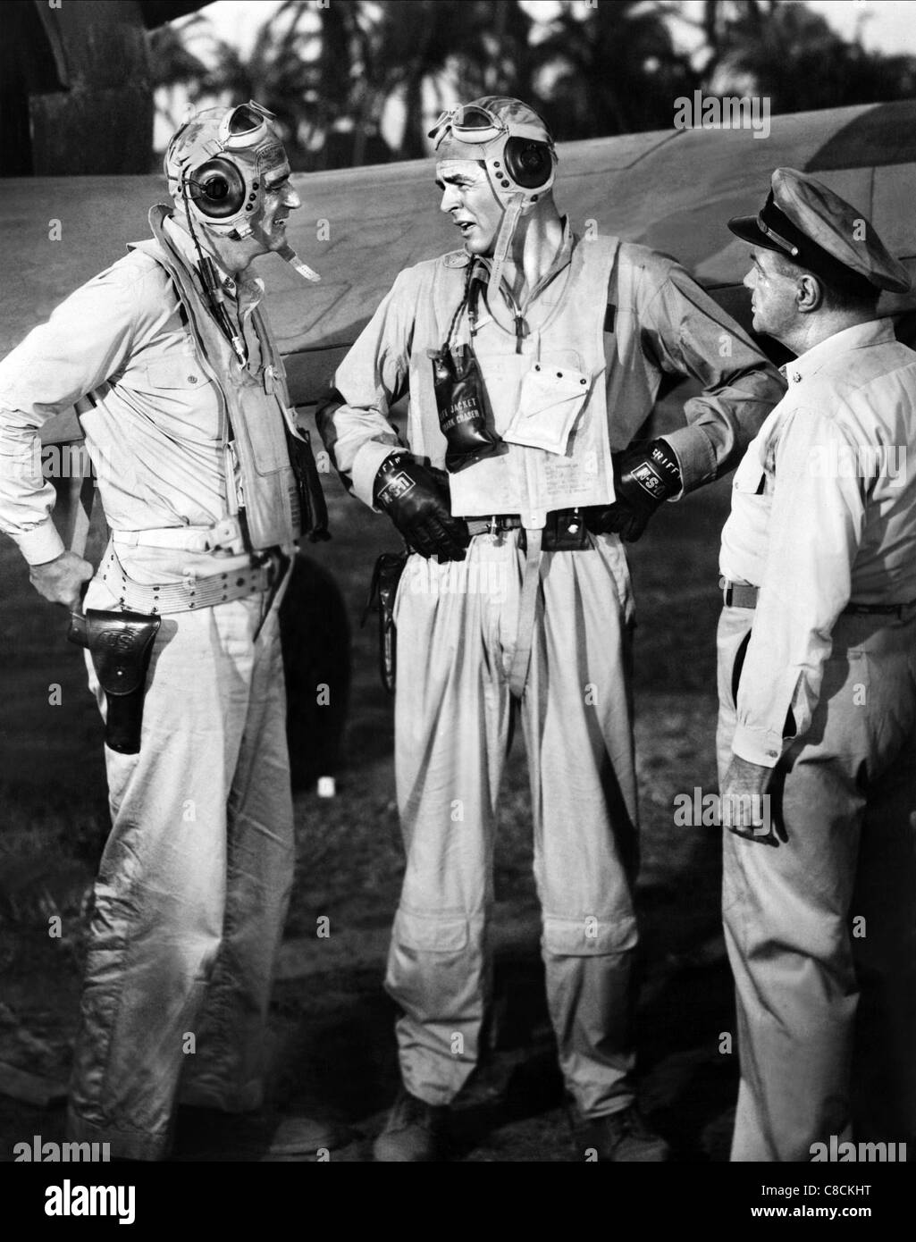 JOHN WAYNE, ROBERT RYAN, FLYING LEATHERNECKS, 1951 Banque D'Images