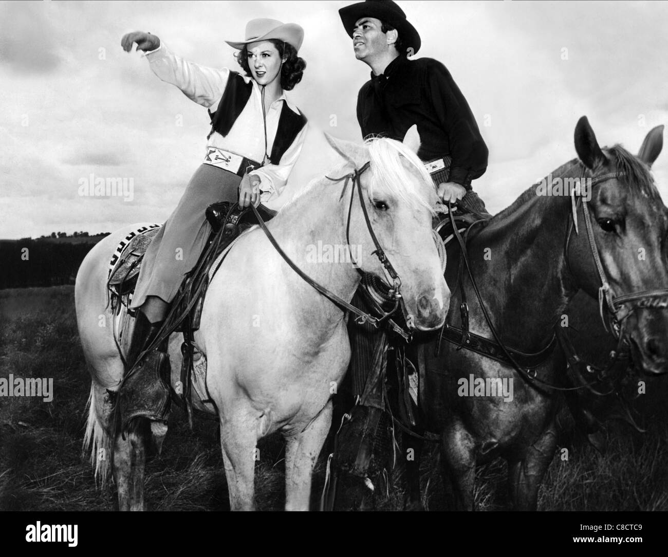 SUSAN HAYWARD, PEDRO ARMENDARIZ, Tulsa, 1949 Banque D'Images