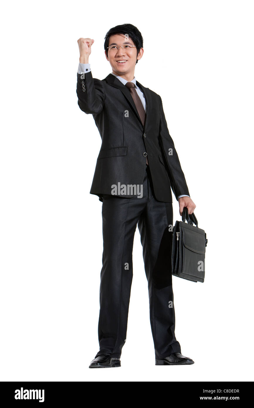 Portrait d'un confident Businessman Banque D'Images