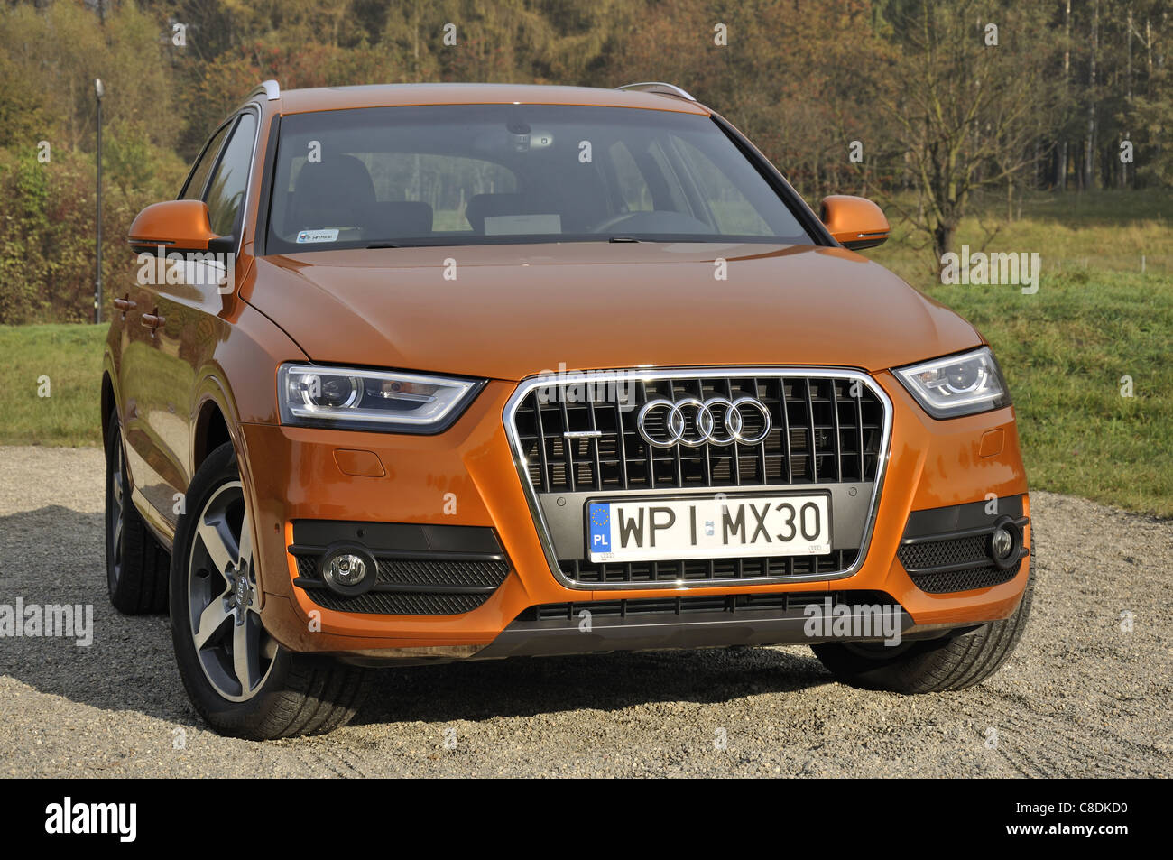Audi Q3 - 2011 - Allemand MON SUV compact premium du segment (H) - au parc Banque D'Images