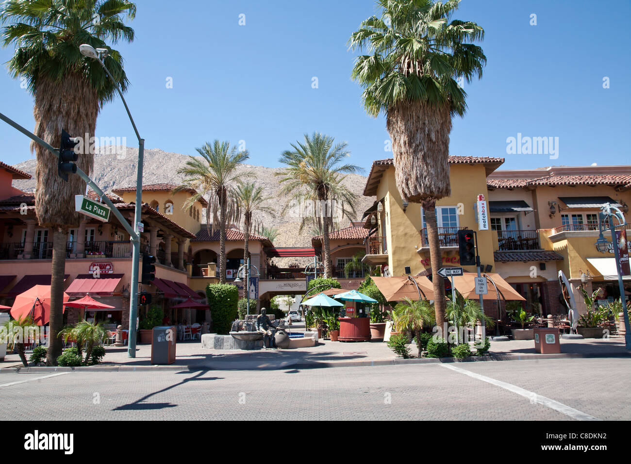 La Plaza - Palm Springs Banque D'Images