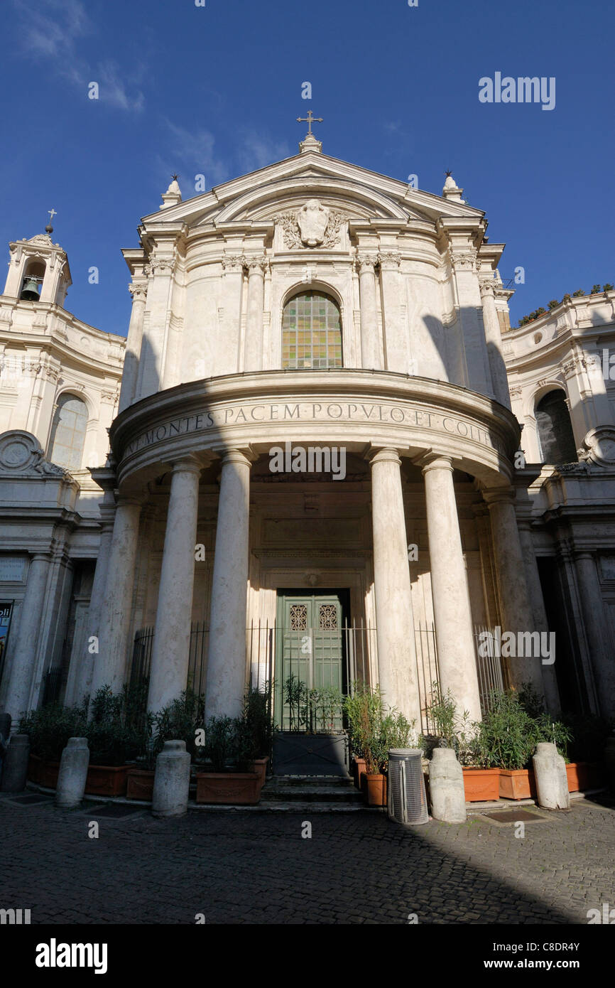Église de Santa Maria della Pace Rome, Italie. Banque D'Images