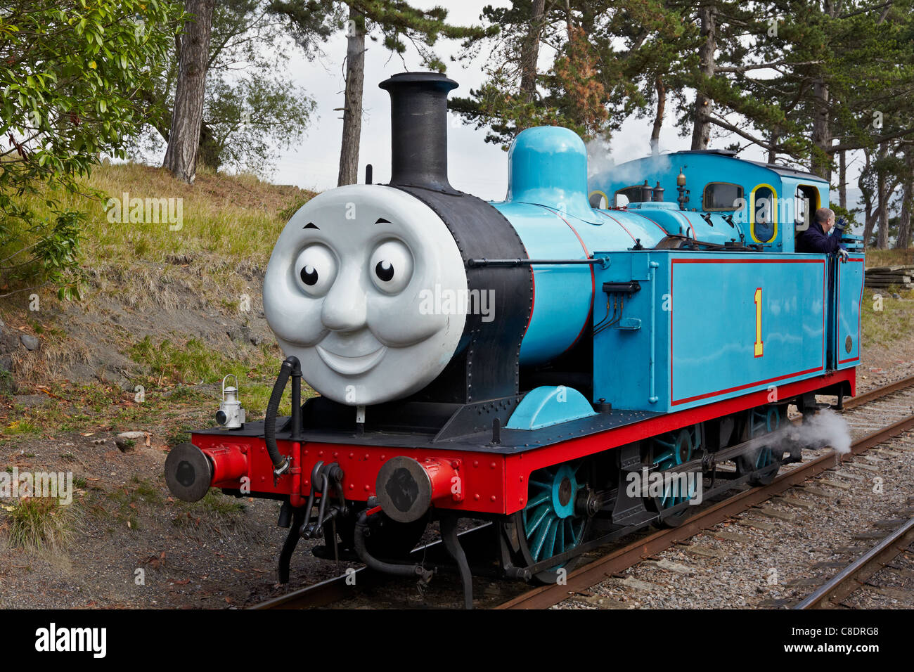 Thomas le réservoir du moteur à la gare de Cheltenham, Gloucestershire England UK Banque D'Images