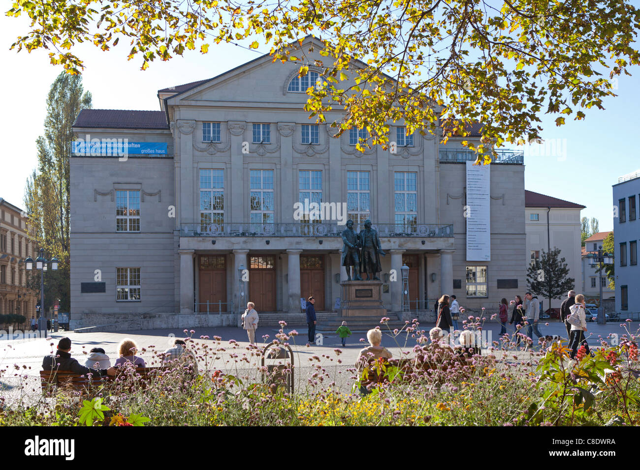 Théâtre National Allemand, Weimar, Thuringe, Allemagne Banque D'Images