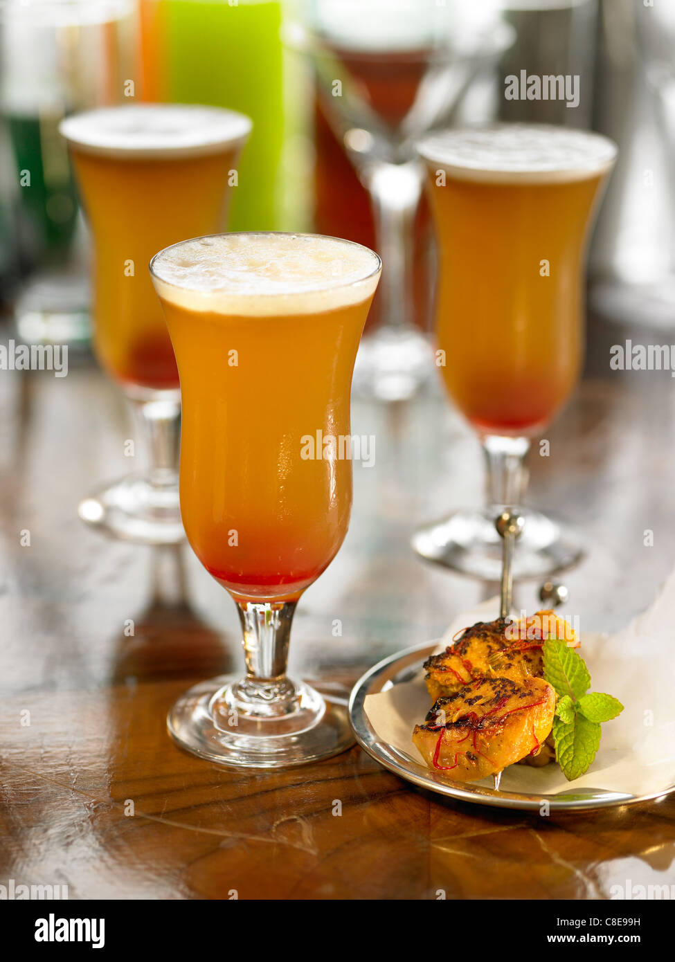 Cocktail Whisky Sour Banque D'Images