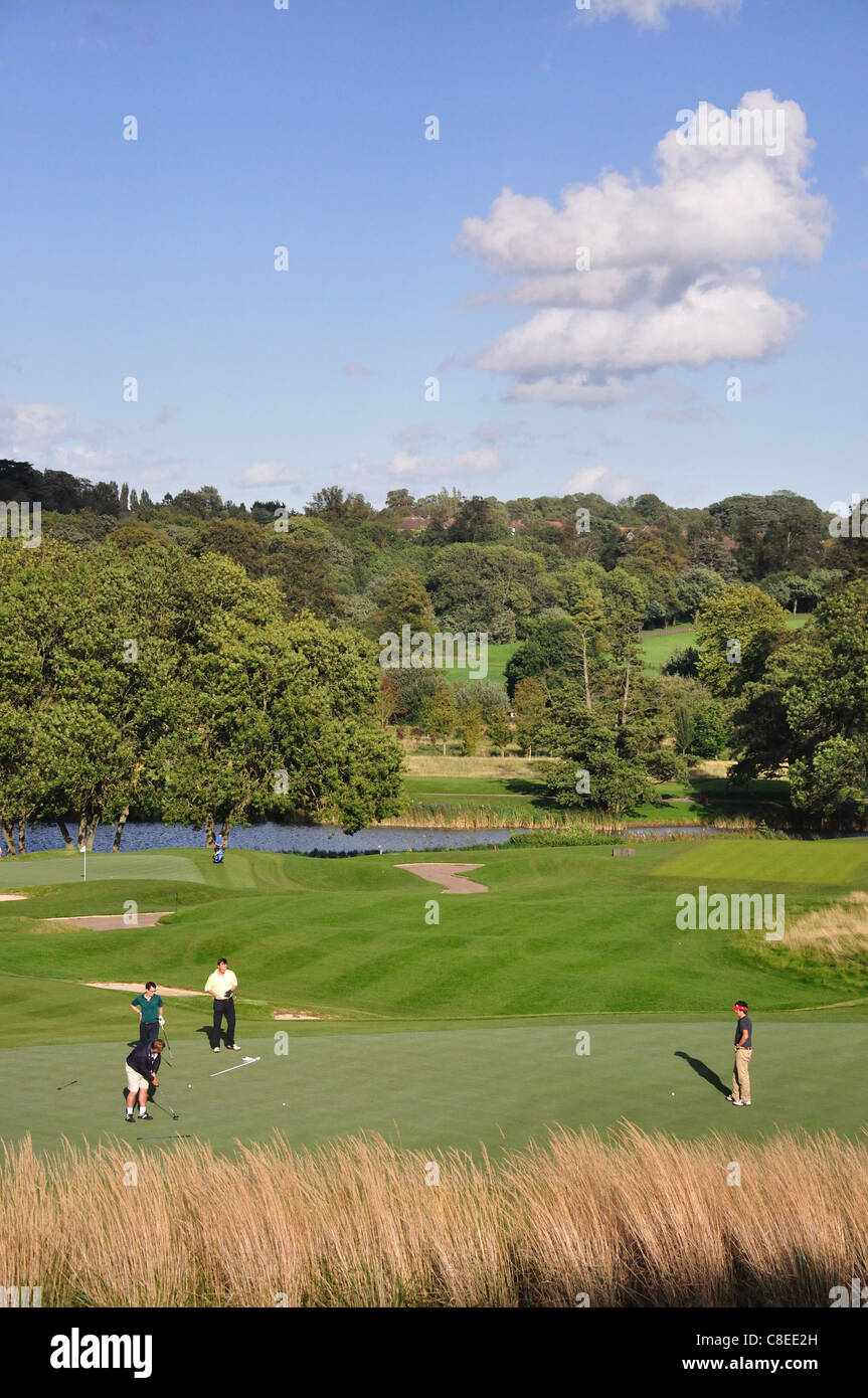 Le Grove Golf, Chandler's Cross, Watford, Hertfordshire, Angleterre, Royaume-Uni Banque D'Images