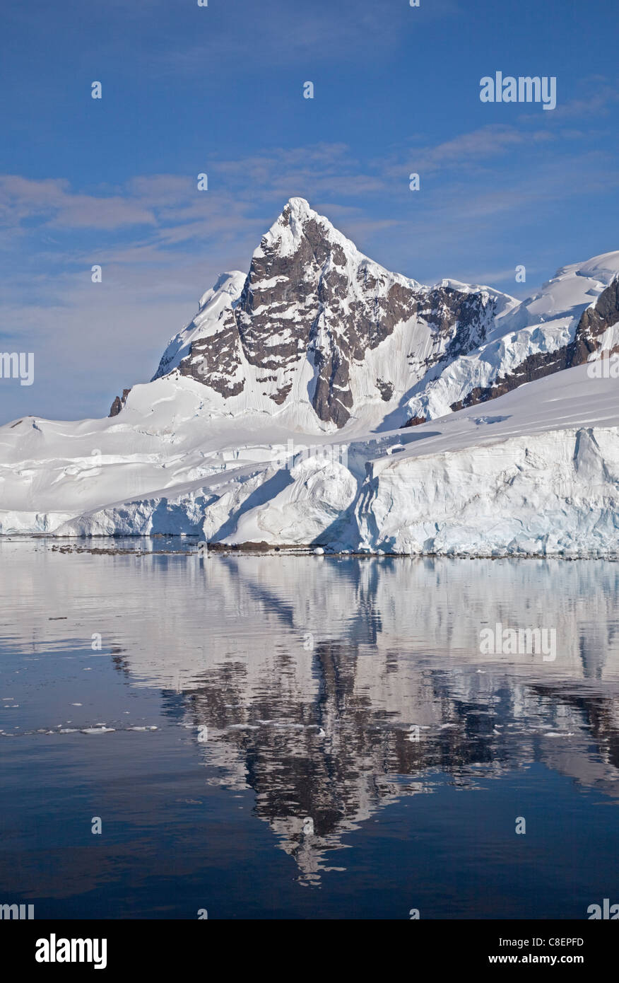 Paradise Bay, péninsule antarctique Banque D'Images