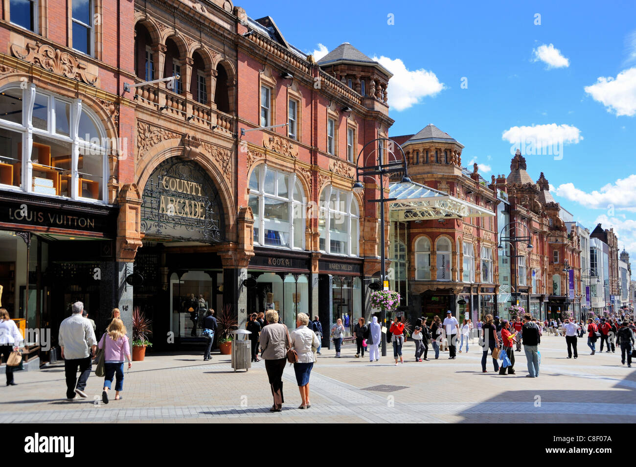 Briggate, Leeds, West Yorkshire, England, United Kingdom Banque D'Images