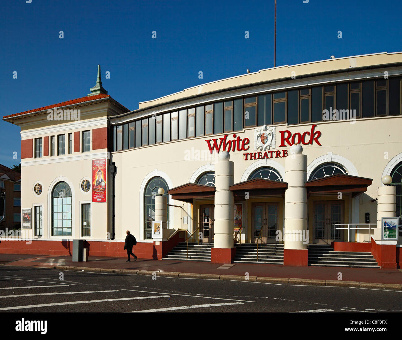 Le White Rock Theatre Hastings. Banque D'Images