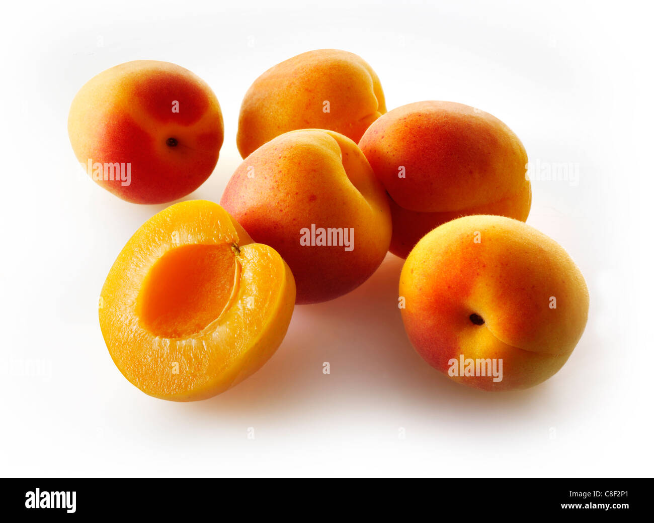 Fruit abricot frais Banque D'Images