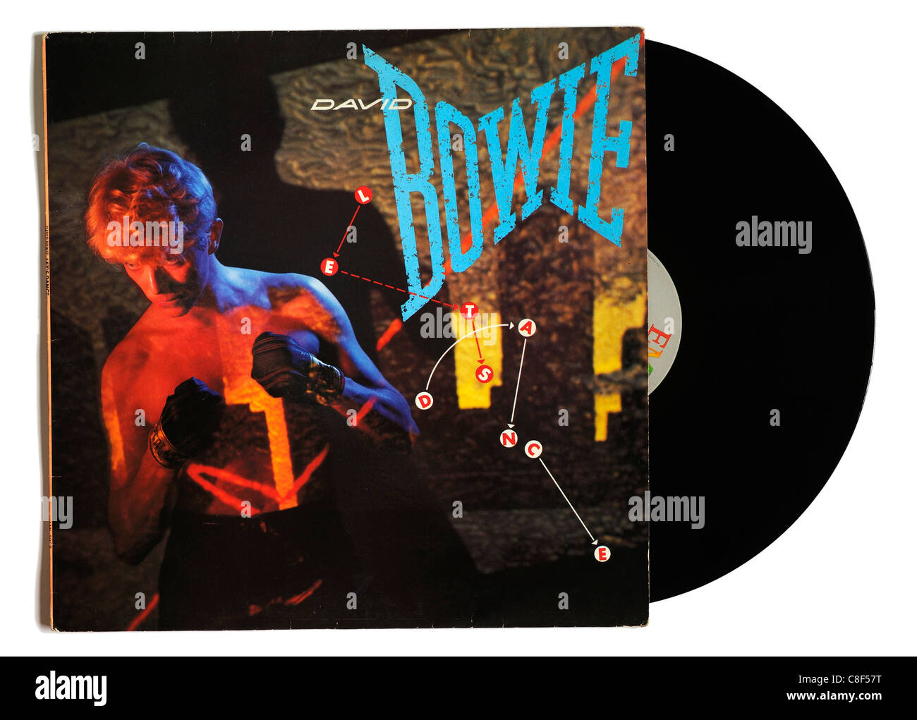 David Bowie Let's Dance album Banque D'Images